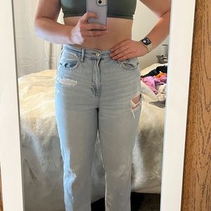 american eagle 90s straight leg jean